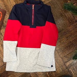 NWOT Joules boys 1/4 zip cotton pullover